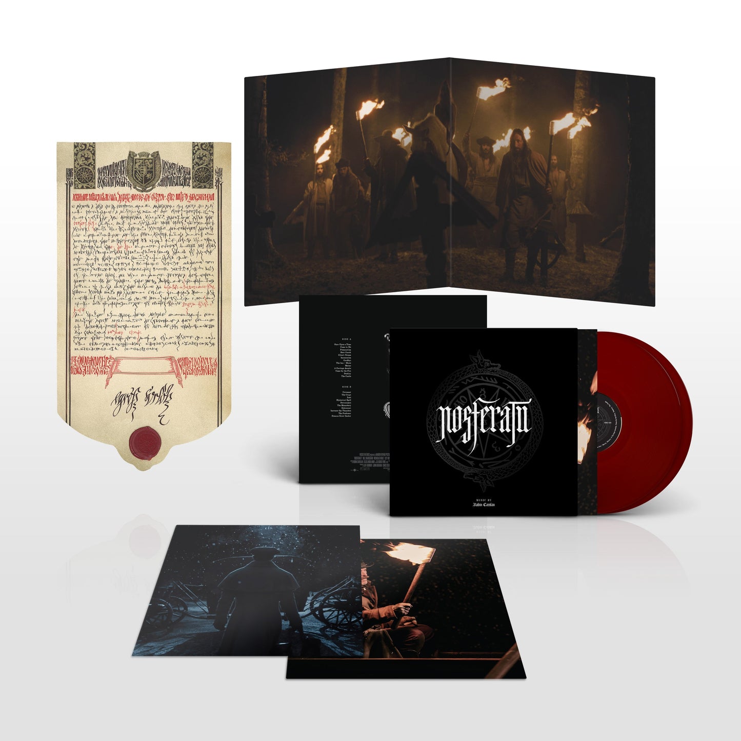 Robin Carolan - Nosferatu (Original Motion Picture Soundtrack) - 2LP (Oxblood Red Colored Vinyl)