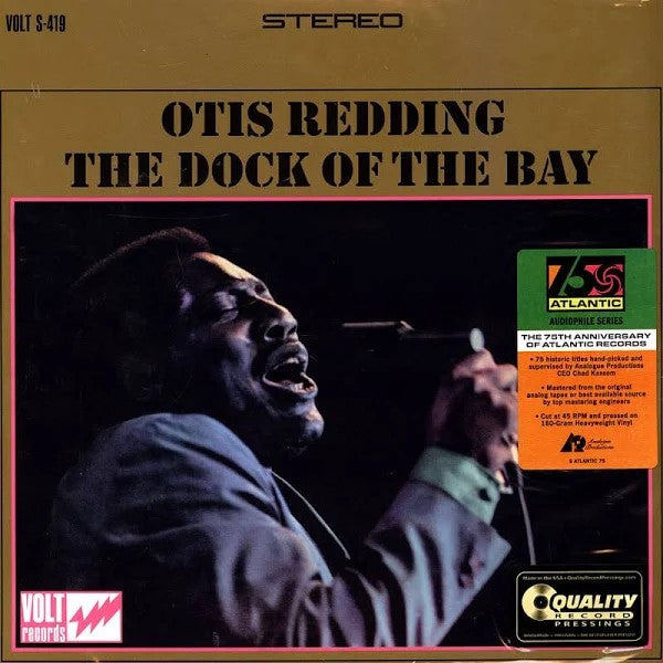 Otis Redding - Dock On The Bay - 2LP 45RPM Vinyl (Analogue Productions, Atlantic 75 Series)