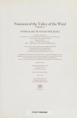 Nausicaä of the Valley of the Wind, Vol. 5