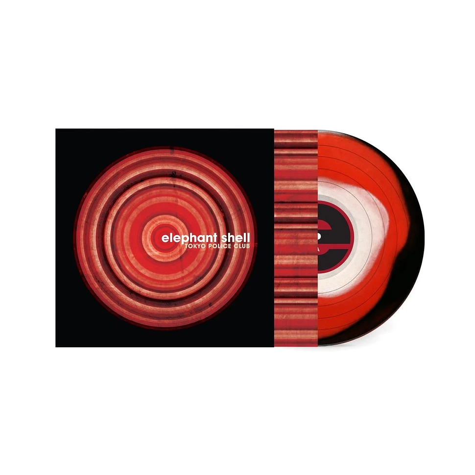 Tokyo Police Club - Elephant Shell [LP] (Black, Red, & White Tri-Color Vinyl, download)